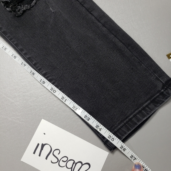 Jag jeans low rise skinny ankle ripped distressed denim jeans women's size 14 - Picture 12 of 13